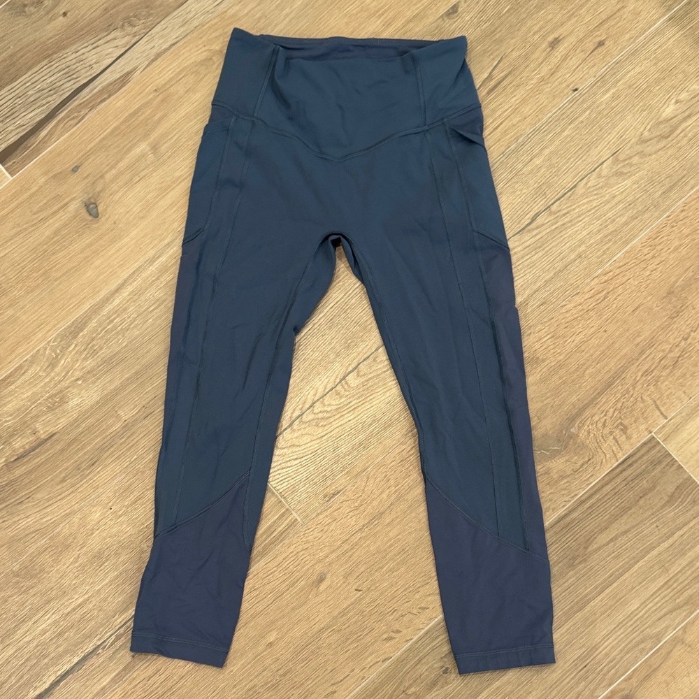 Lululemon Grey/Blue High-Waisted